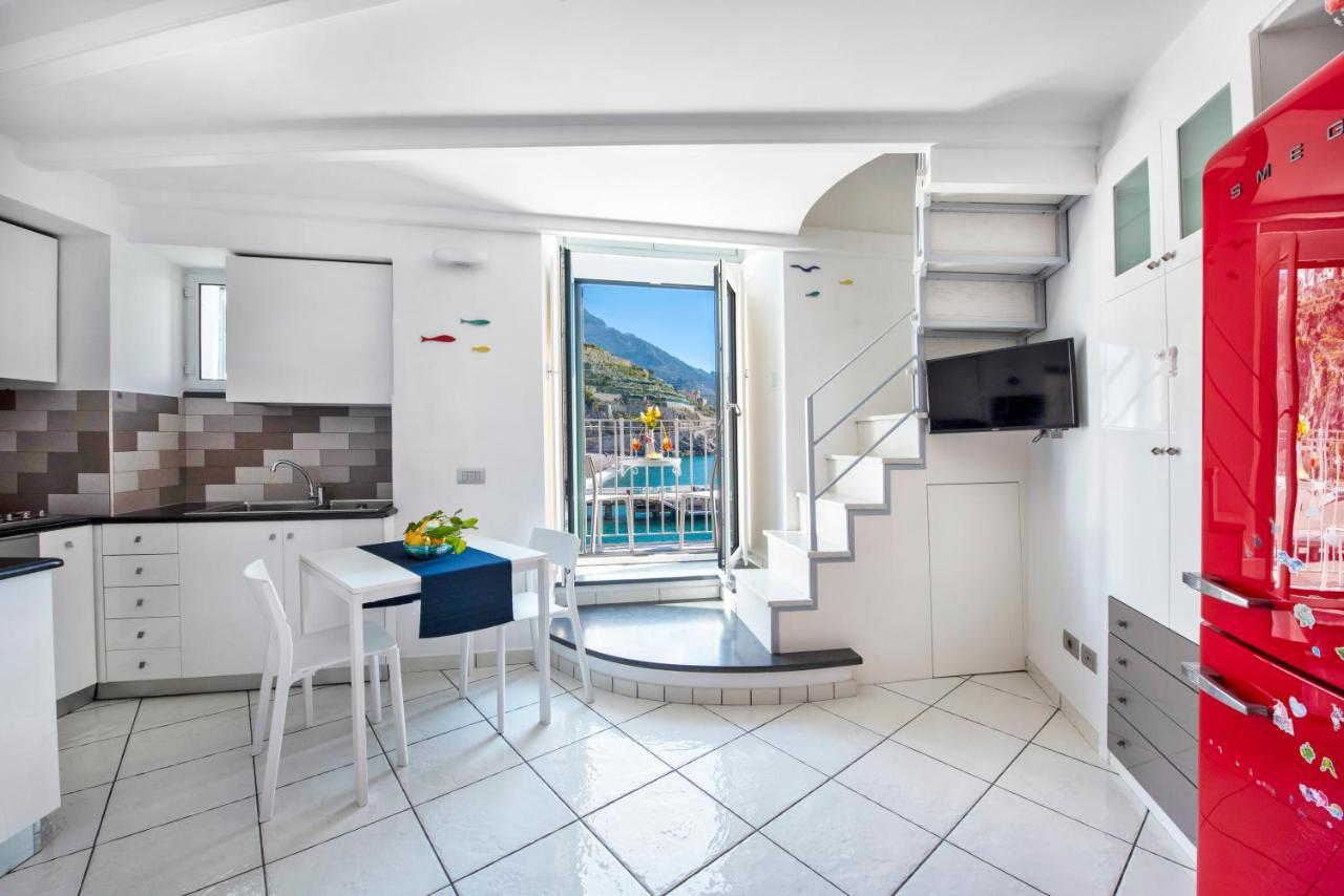 Ferienwohnung Il Nido Del Gabbiano Minori Exterior foto